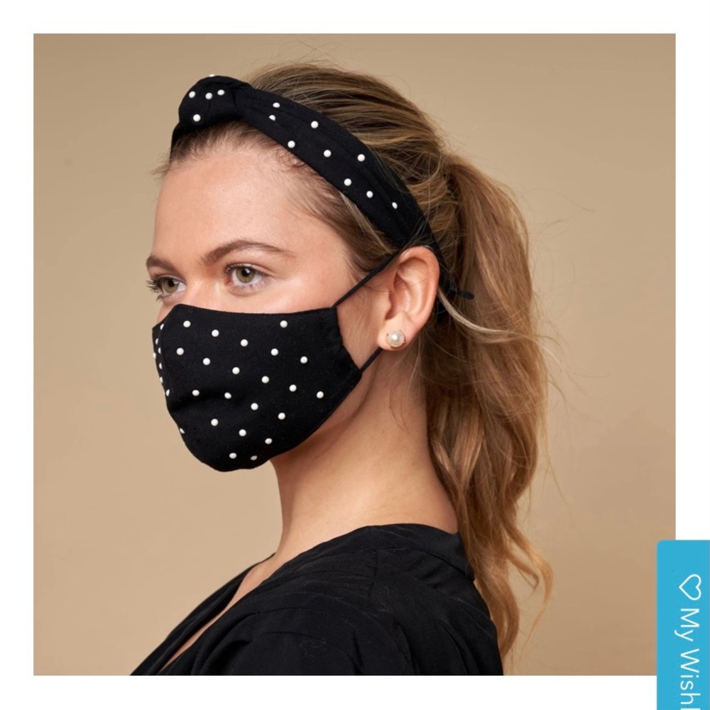 Lele Sadoughi Headband with Buttons